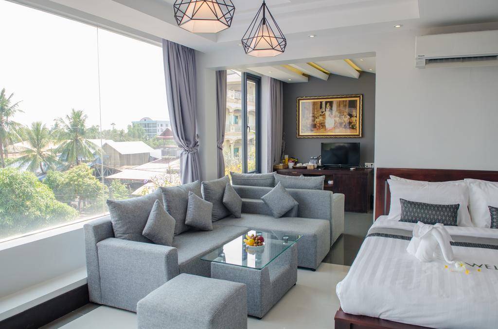 Hotel Five.S Kampot Bagian luar foto